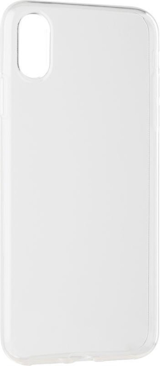 AVO+ Flex Telefoonhoesje geschikt voor Apple iPhone XS Max Hoesje Flexibel TPU Backcover - Transparant