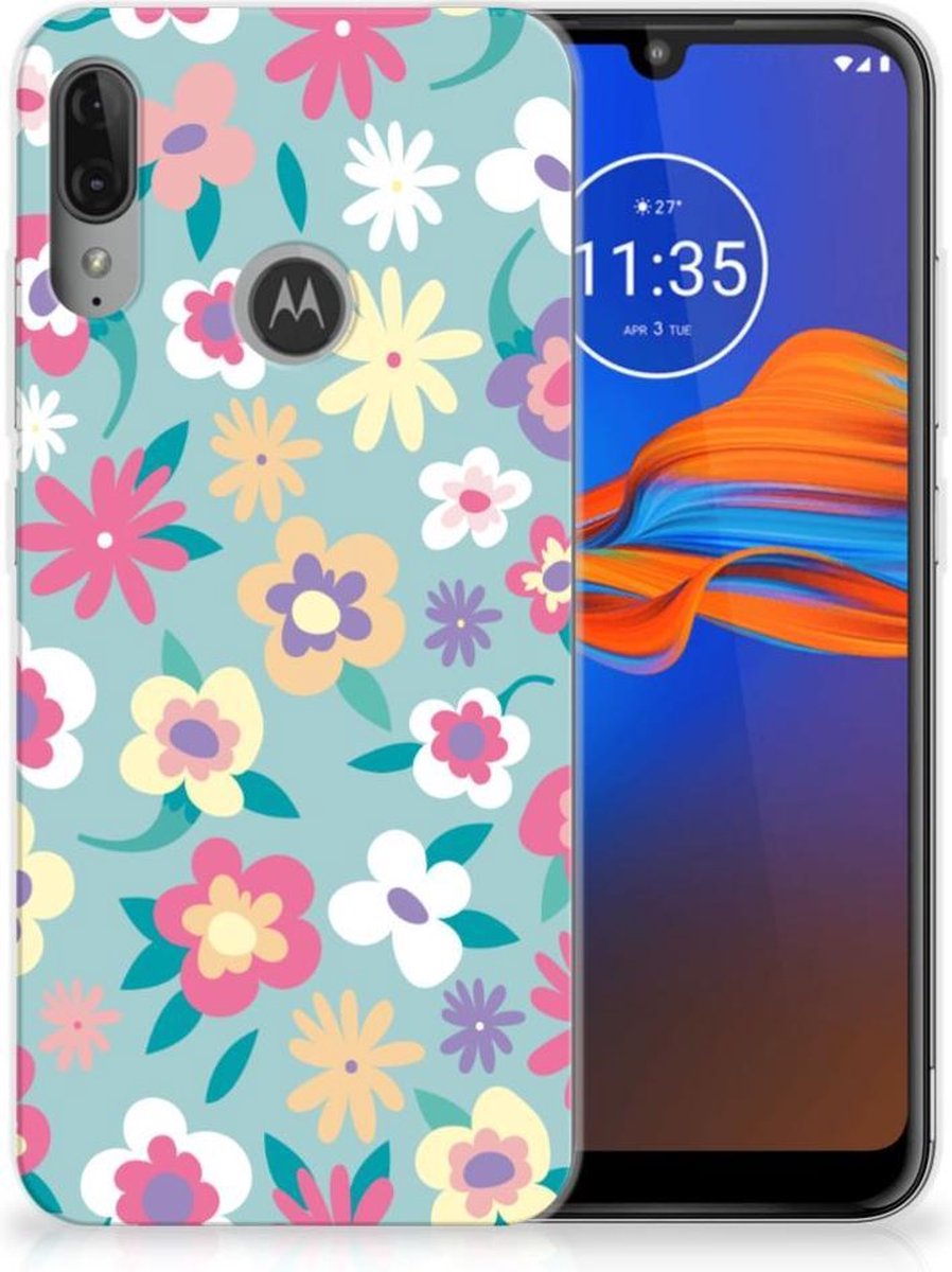 Motorola Moto E6 Plus TPU Case Flower Power