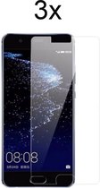 Huawei P10 Plus Screenprotector - Beschermglas huawei p10 plus screen protector glas - 3 stuks