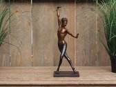 Beeld brons - Ballet danser - 41 cm hoog - Bronzartes