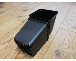 Kweekpotjes 100 x P9 pot moestuin plant potjes HARD PLASTIC 9x9x9,5cm