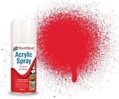 Humbrol #19 Red - Gloss - Acryl spray Verf spuitbus