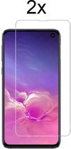 Samsung galaxy S10E Screenprotector Tempered Glass Beschermglas - 2 stuks