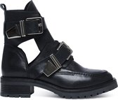 | Sacha Dames Cut out boots Maat 41 Sacha leren cut out bikerboots | wehkamp
