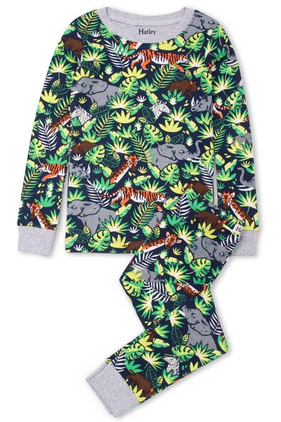 gemeenschap zelf vrijgesteld Hatley 2delige Jongens Pyjama Jungle Safari - 140 | bol.com