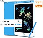 iBabu ™ - LCD Tekentablet - Tekenbord voor kinderen | 10 INCH kleurrijke digitale display | Grafische draagbaar tablet met geheugenslot | Leuke schrijfbord | Blauw | Tekentablet