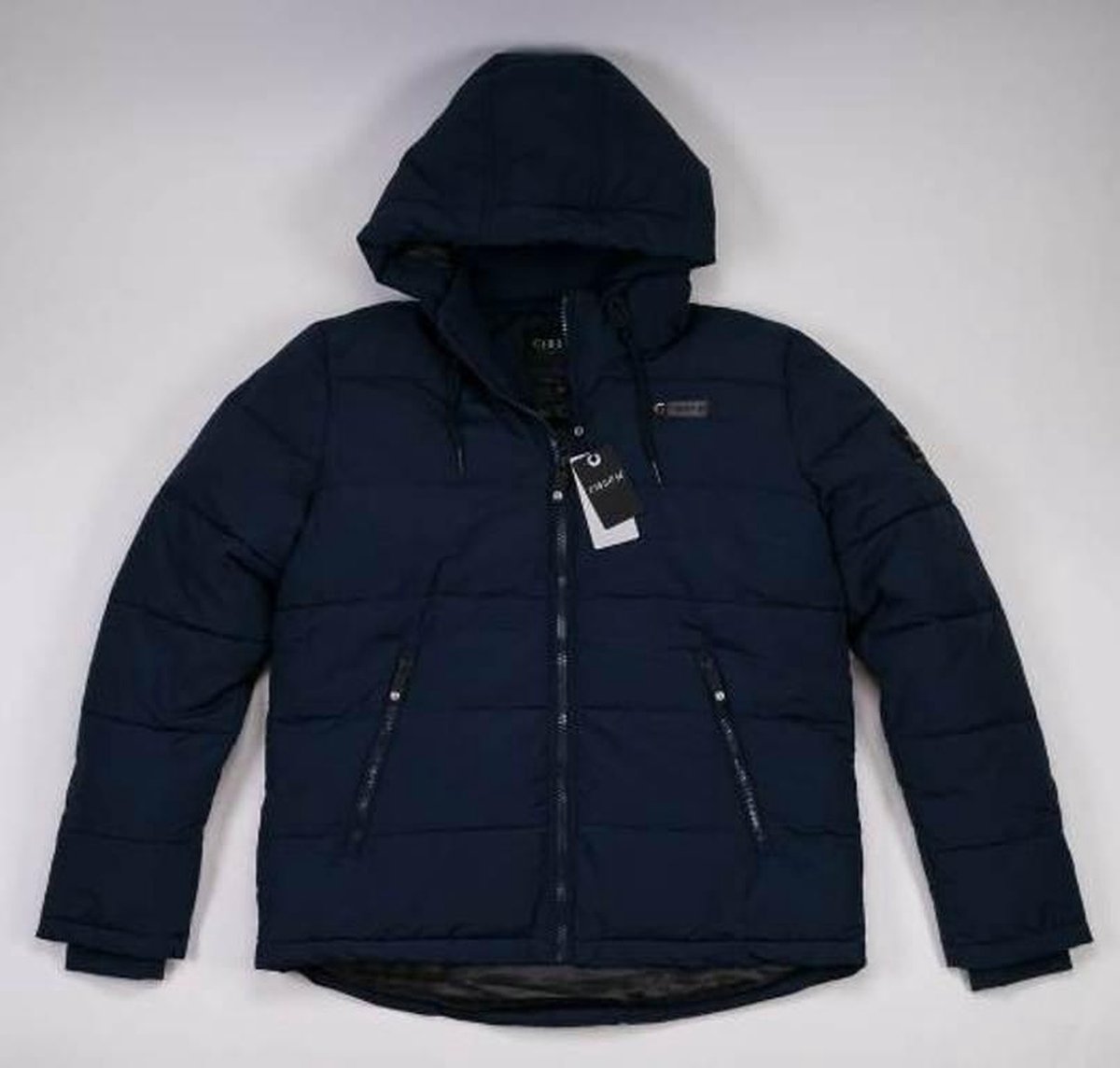 Gibson heren winterjas donkerblauw - maat M