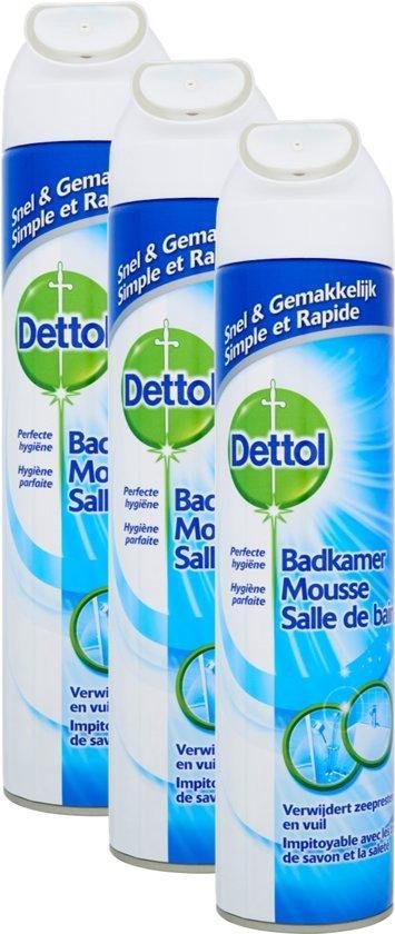 Dettol Perfecte Hygiene Badkamer Mousse - 6 x 600ml - Grootverpakking |  bol.com