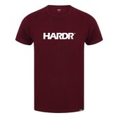 HARDR Classic One T-shirt - Bordeaux - Maat L