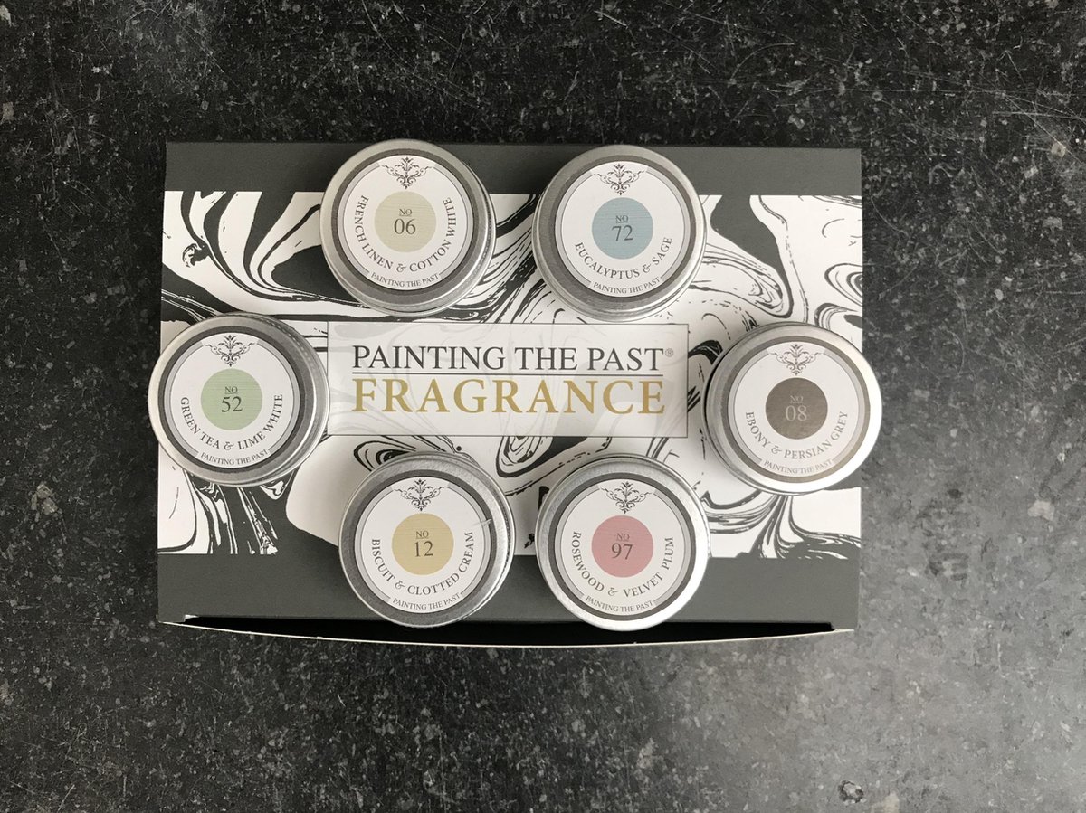 Painting the past fragrance gift set met 6 melttins - wax melts in blikje - melts