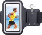 Samsung Galaxy Note 10 Lite Sportband hoes Sport armband hoesje Hardloopband Zwart Pearlycase
