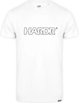 HARDR Outlined T-shirt - White - Maat L