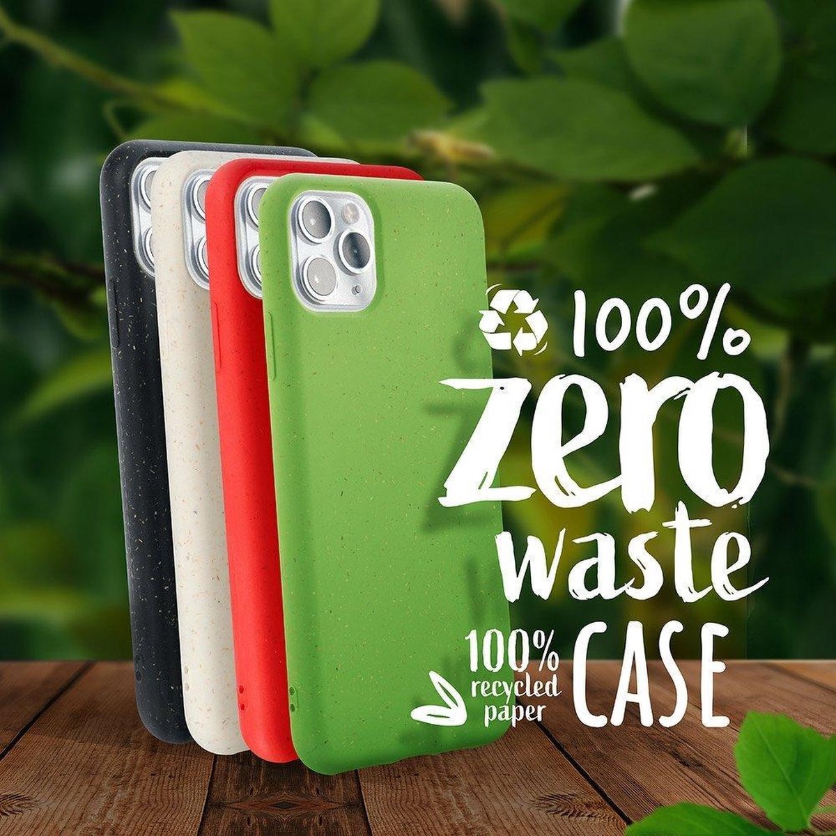 Forcell BIO - Zero Waste-hoes voor iPhone 11 pro - groen