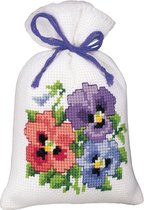 Kruidenzakje kit Gekleurde bloemen - Vervaco - PN-0011747