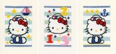 Wenskaart kit Hello Kitty set van 3 - Vervaco - PN-0150686