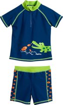 Playshoes UV zwemsetje Kinderen Krokodil - Blauw - Maat 98/104