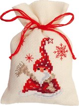 Kruidenzakje kit Kerstmannetje met sjaal - Vervaco - PN-0144319