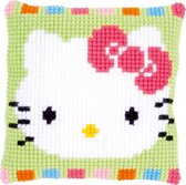 Kruissteekkussen kit Hello Kitty in pastel - Vervaco - PN-0153796