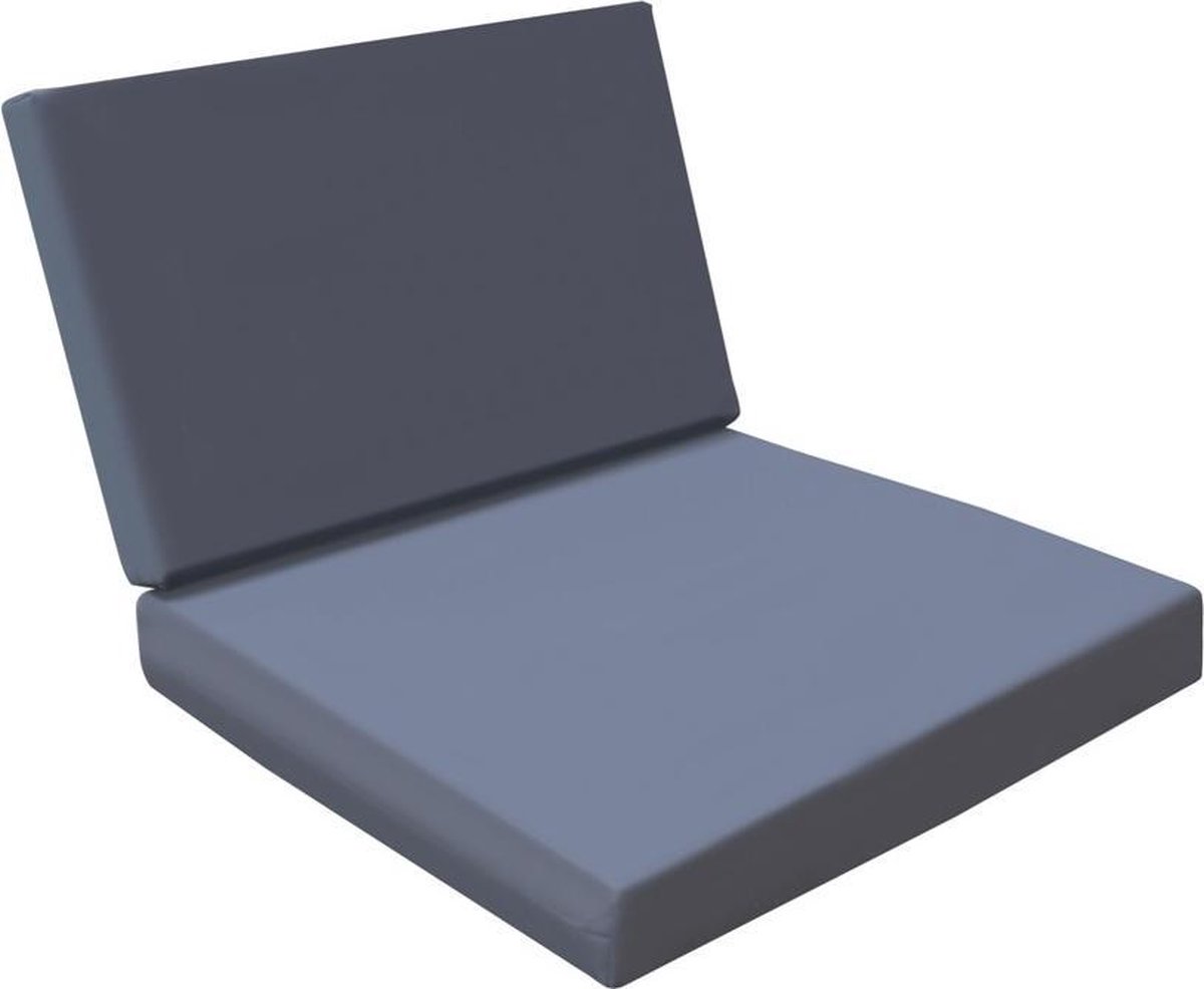 Wood4you - Loungekussen - Strakke kussens Antraciet Grijs loungekussen van Wood4you met strakke ontwerpdetails voor loungemeubels.