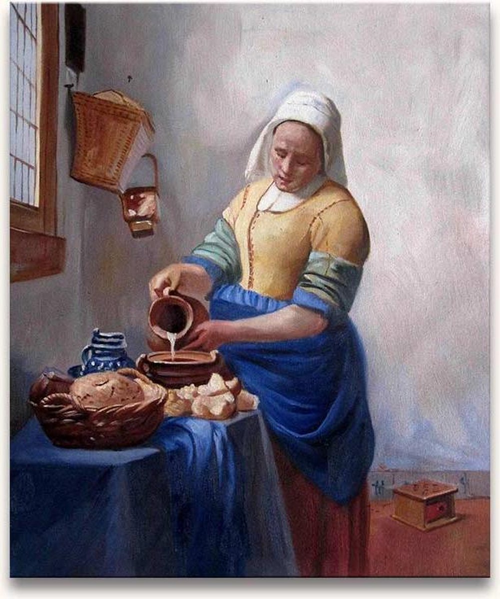 Jan Vermeer (1632-1675)【Het melkmeisje】 File:Johannes Vermeer - De melkmeid.jpg - Wikipedia