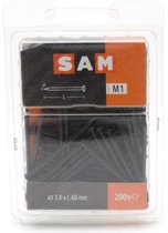 SAM Staalnagel bolverzonken kop 3x60mm  ca. 200 gram  818028 M1