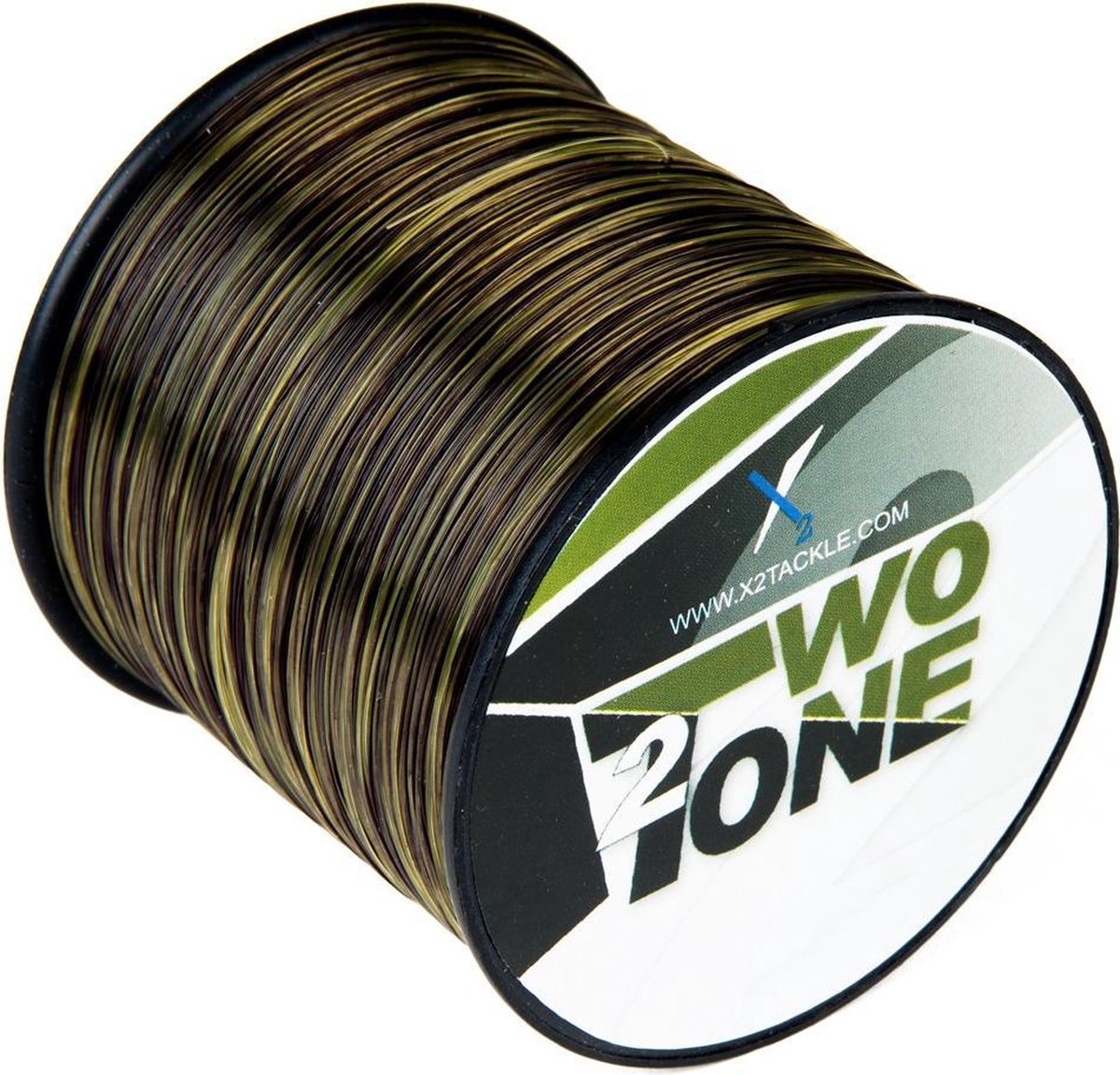 X2 Two Tone - Nylon Vislijn - 0.30mm - 1365m - Tweekleurige Karper Vislijn - Camouflage Vislijn
