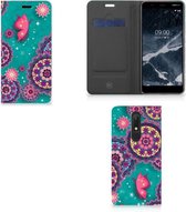 Nokia 5.1 (2018) Bookcase Vlinders en Cirkels