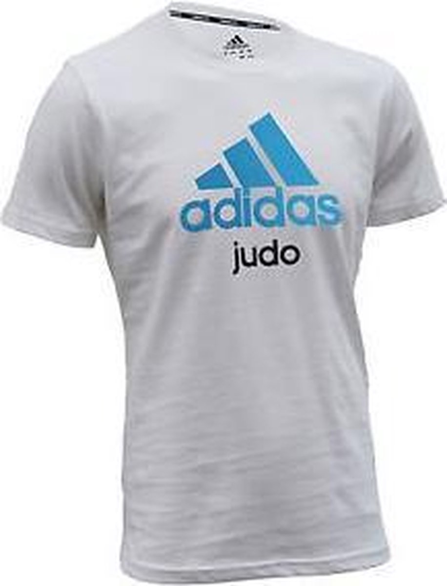 adidas Community T-Shirt Wit/ Blauw Judo Extra Extra Large | bol.com