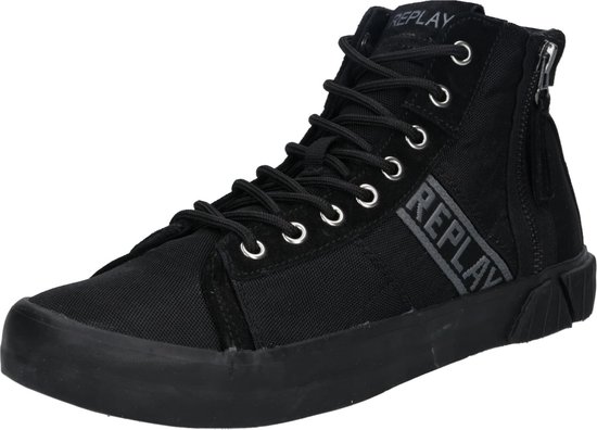 Replay sneakers hoog dock Zwart-45 | bol.com