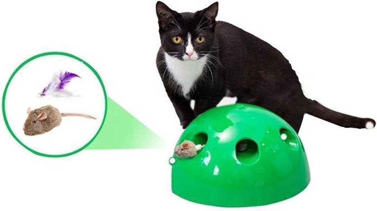 Pop N' Play - Interactief kattenspeelgoed - Incl. Batterijen - Automatisch  - Vermaak -... | bol.com