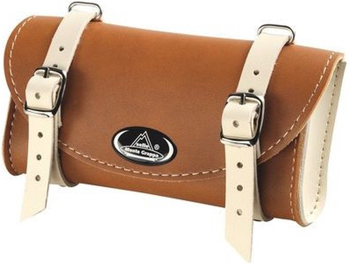 Sac De Selle Montegrappa En Cuir 100% - Fabriqué En Italie - Neuf En Boîte