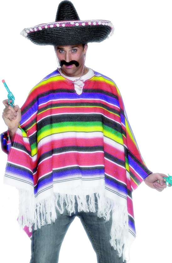 Poncho mexico , Multicoloured