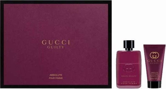 Gucci Guilty Absolute pour Femme Giftset - 50 ml eau de parfum spray 50 ml  body lotion... | bol.com