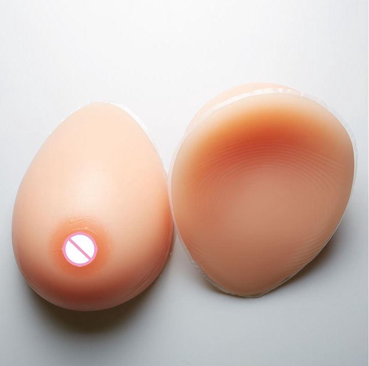 Super zachte silicagel Borstprothese Kunstmatige Borst Real touch gevoel | BH vulling | Rondborstig | 600 gram