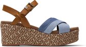 Toms Willow Dames Wedge - Navy - Maat 39