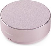 Nedis metalen Bluetooth speaker - 9W / roze