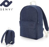 Senvi - Rugzak/Backpack - Jeans - Kleur Donker Blauw - SVBG641
