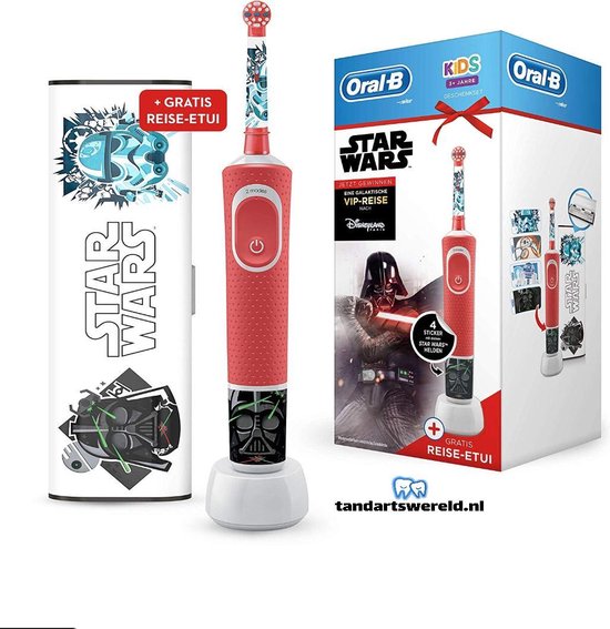 bekennen astronomie Mineraalwater Oral-B Kids Star Wars - Elektrische tandenborstel kind + Reis-etui in  geschenkverpakking | bol.com