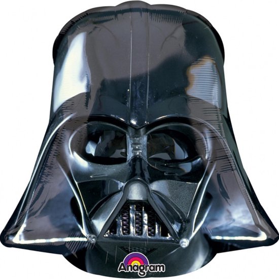 AMSCAN - Grote Dart Vader Star Wars ballon - Decoratie > Slingers en hangdecoraties