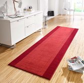 Design loper Band - rood 80x250 cm