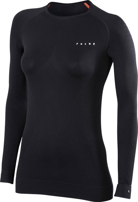 Falke Warm - Sportshirt - Volwassenen - Zwart - Maat L