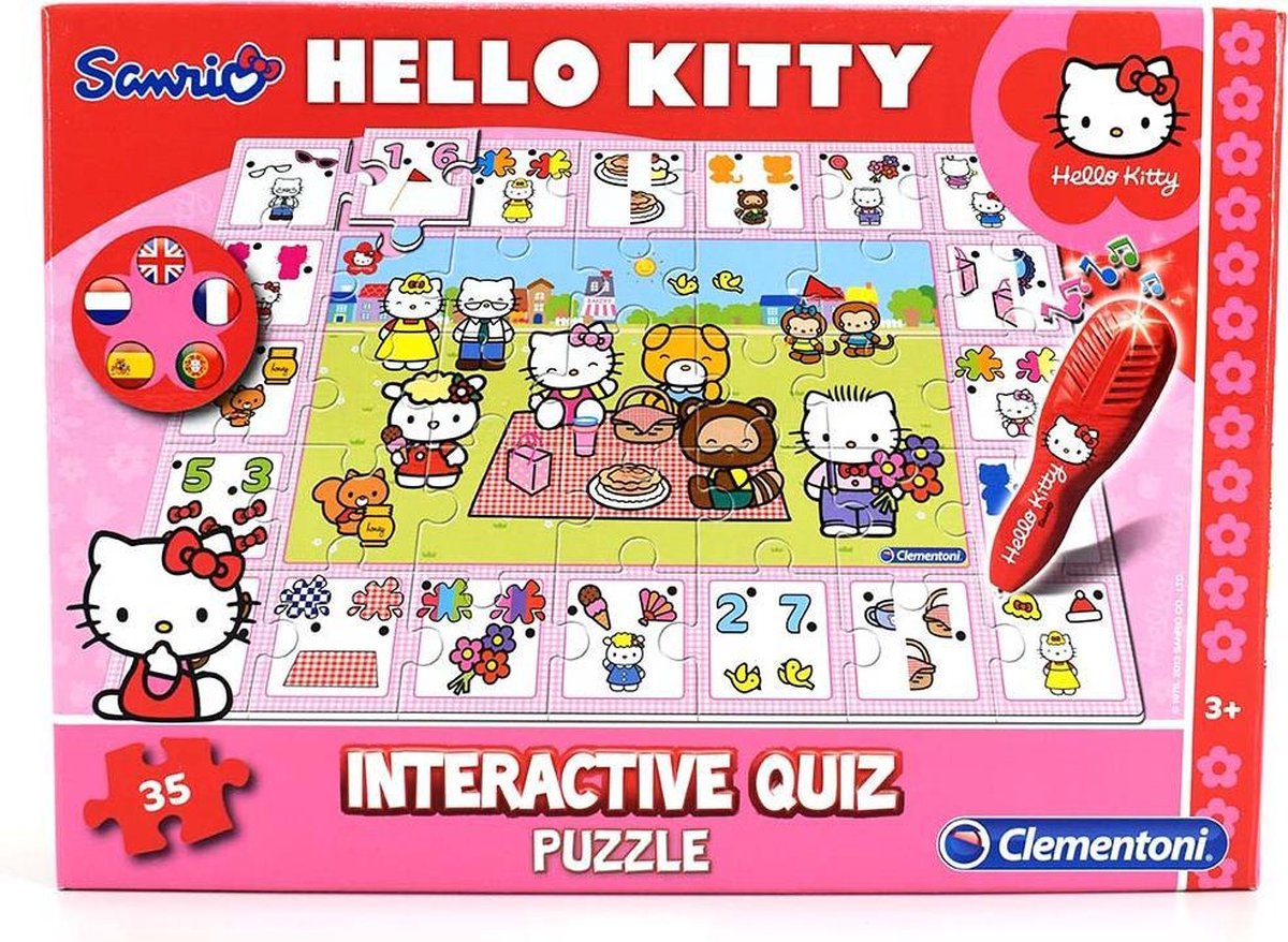 Hello Kitty interactieve quiz puzzel | Games | bol.com