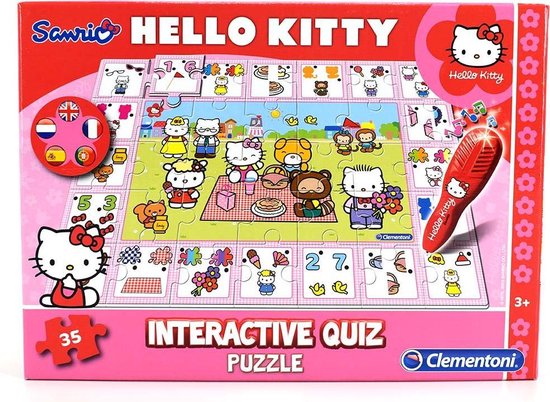 Thumbnail van een extra afbeelding van het spel Hello Kitty interactieve quiz puzzel