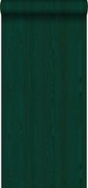 Papier peint Origin planches de bois vert émeraude - 347535-53 cm x 10,05 m