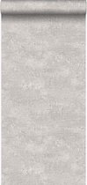 Papier peint Origin pierre naturelle effet craquelé gris clair - 347565