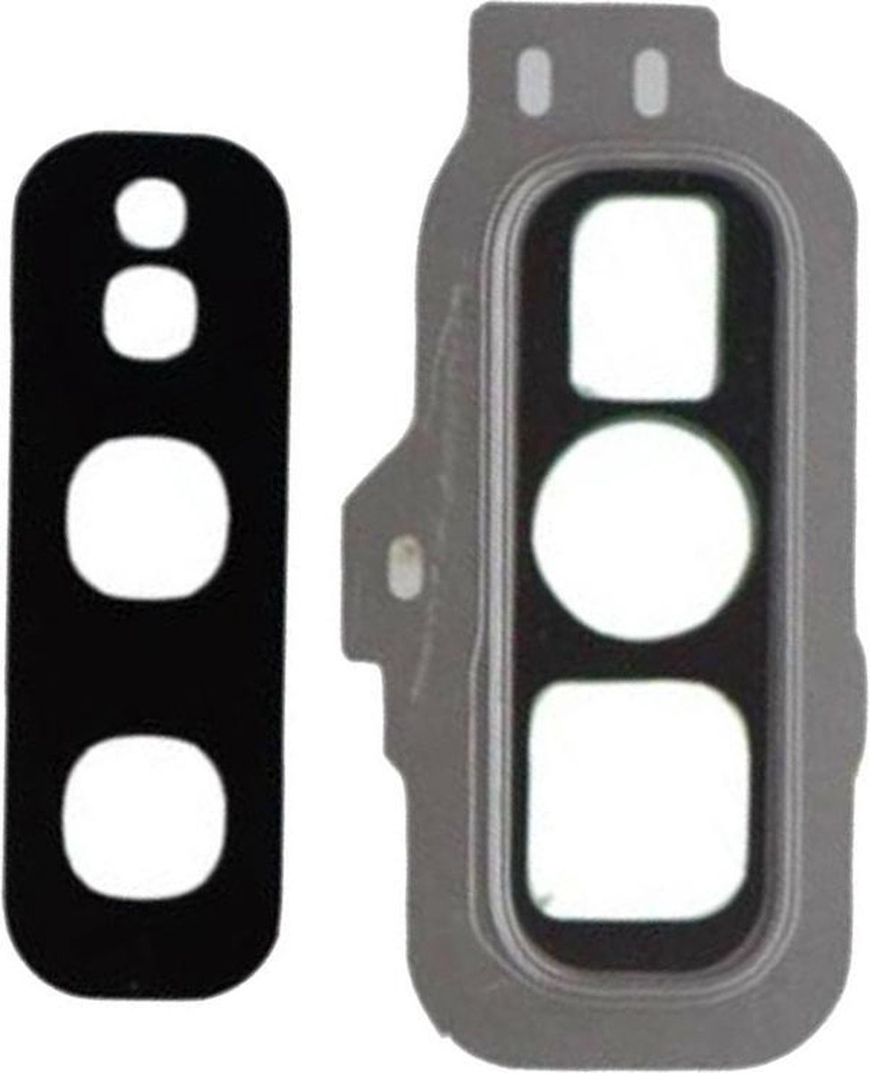 Achter camera cover met lens glas voor de Samsung Galaxy S10E – zilver
