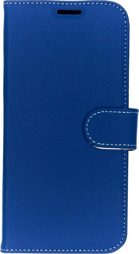 Accezz Hoesje Geschikt voor iPhone Xs Max Hoesje Met Pasjeshouder - Accezz Wallet Softcase Bookcase - Donkerblauw