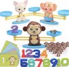 Afbeelding van het spelletje Educatief reken spel, Balance Game, bruine aap