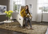 Ergolux by Ergodôme: relaxzetel met 3 motoren en opstahulp: espresso