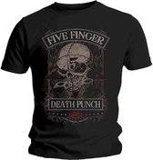 Five Finger Death Punch Heren Tshirt -S- Wicked Zwart